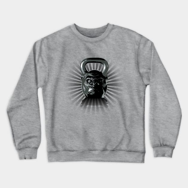 Gorilla kettlebell Crewneck Sweatshirt by zealology